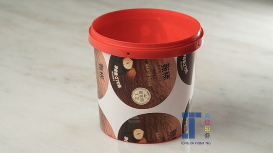 Forma ovale in etichetta di stampaggio con finitura superficiale lucida e stampa di seta