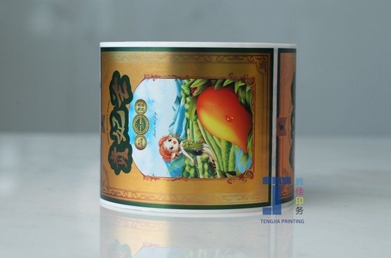 colorate Etichette stampate a caldo Adesivi attivati dal calore con schermo di seta stampato