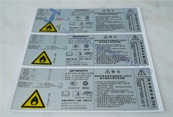 Etichette adesive metalliche resistenti alle temperature