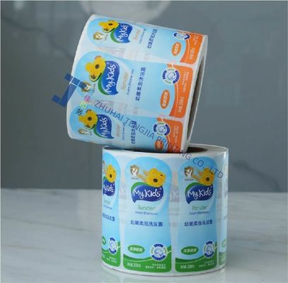 Etichette adesive con crema di rivestimento UV