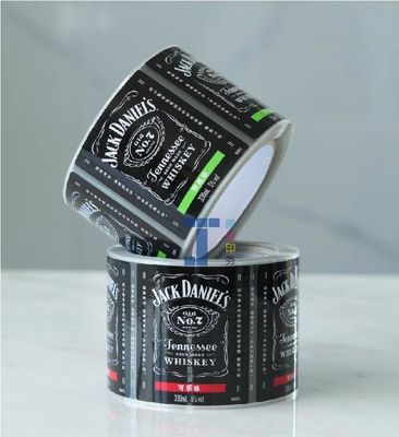 Stampa digitale adesivi personalizzati per bottiglie di champagne