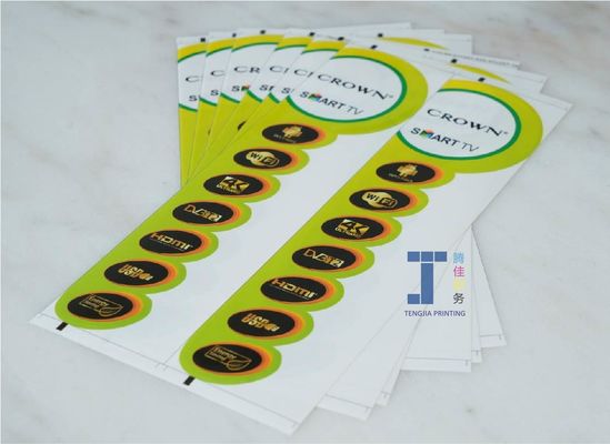 Adesivi per prodotti elettronici per uso professionale per interni e esterni in BOPP PE