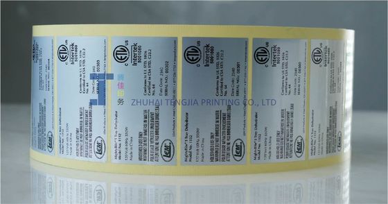 Etichette di sicurezza elettrica Adesivi a prova di tempo