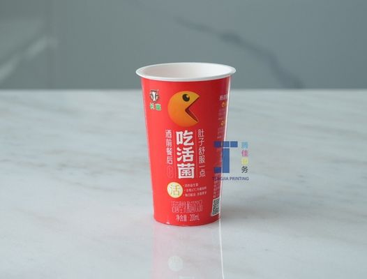 Personalizzazione Etichetta in stampo Etichetta di tazza di tè di latte di plastica senza rughe