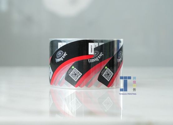 Etichette di bottiglie di vino personalizzate in PE PET resistenti Rivestimento lucido opaco