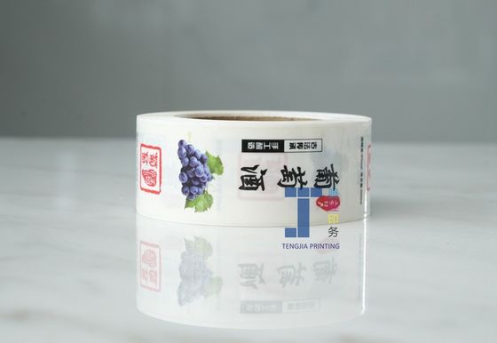 Etichetta adesiva per vino in PE a colori - prova