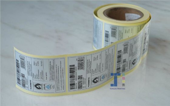 Resistenza alle intemperie Adesivo elettronico per prodotti Adesivi di sicurezza elettrici Imballaggio a rotolo