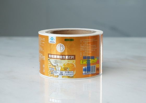 Etichette BOPP PE rimovibili per contenitori alimentari Etichette impermeabili