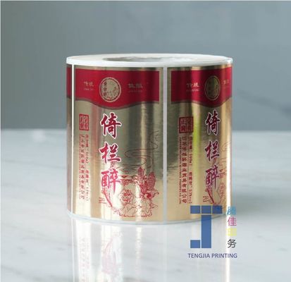 Etichette adesive metalliche resistenti alla temperatura Forma del colore personalizzabile
