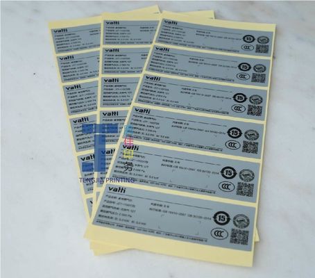 Dimensioni personalizzabili Etichette di avvertimento elettriche per le notifiche di sicurezza