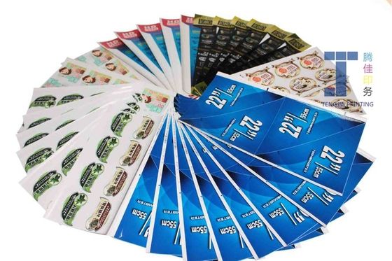Etichette di prodotti elettronici a colori personalizzati Segnaletica elettrica in PET