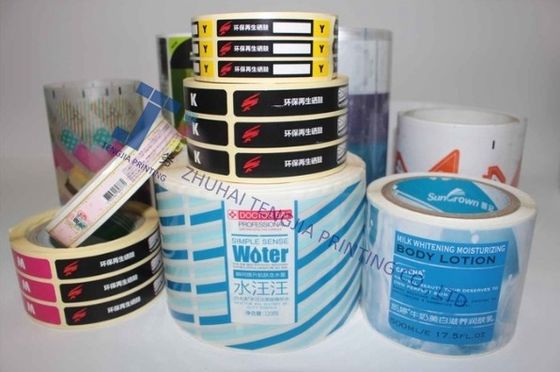 Adesivo per gel doccia personalizzato Prodotti giornalieri Etichette di bottiglie di plastica Colore CMYK