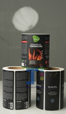 Etichette di bottiglie di shampoo impermeabili personalizzate Etichette di gel doccia durevoli