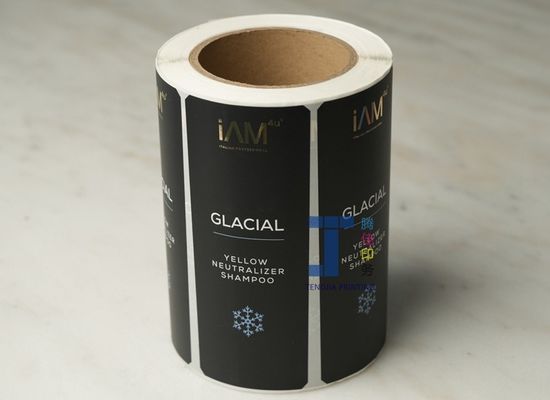 Etichette di bottiglie di shampoo impermeabili personalizzate Etichette di gel doccia durevoli