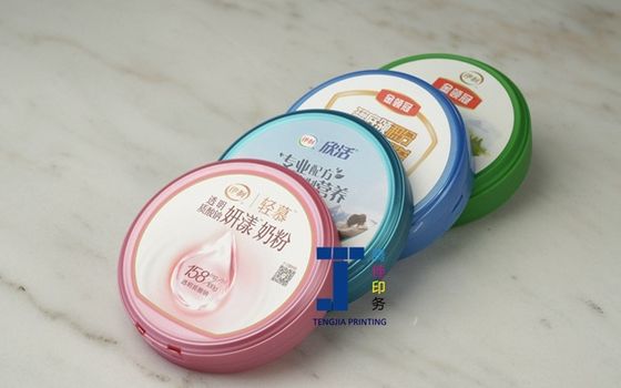 Etichette rotonde lucide in stampo per finitura superficiale durevole e forma unica